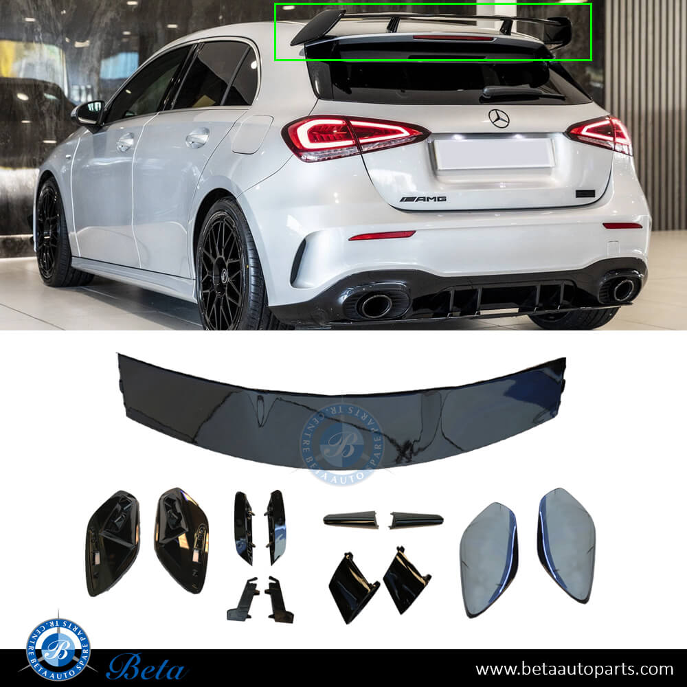 Roof Spoiler AMG A45 for Hatchback for Mercedes A-Class W177 2019-Up models, Part Number 1777902500 Roof Spoiler AMG A45 for Hatchback for Mercedes A-Class W177 2019-Up models, Part Number 1777902500